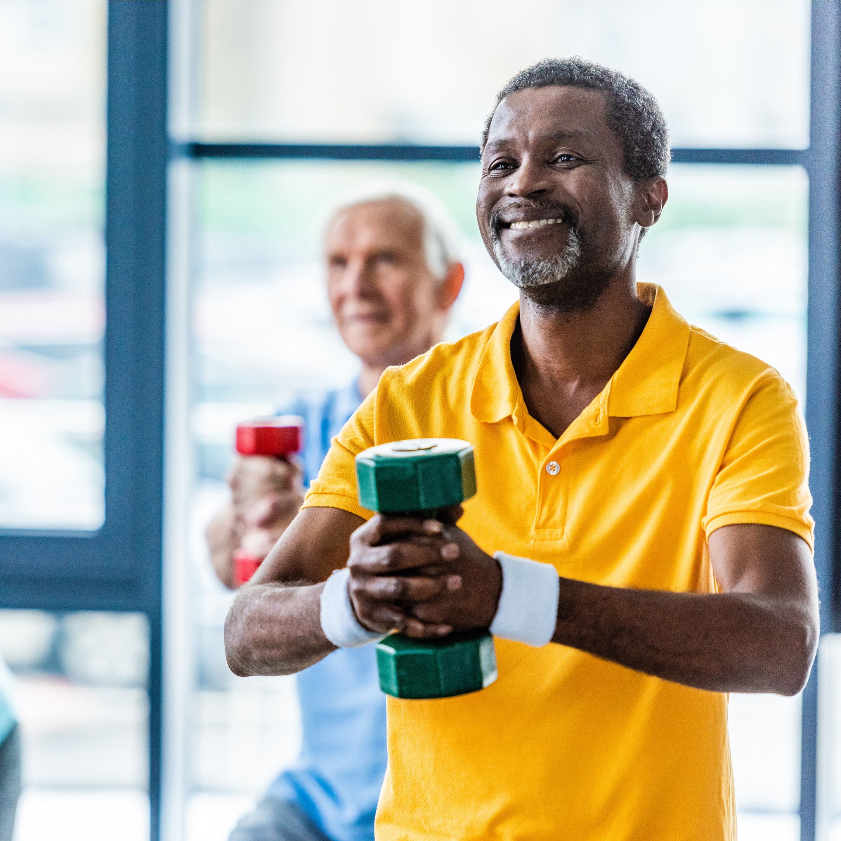 a man working out