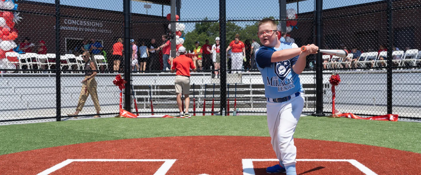 YMCA Adaptive Sports Complex featuring Paul Goldschmidt Field and Cardinals Care Ribbon Cutting