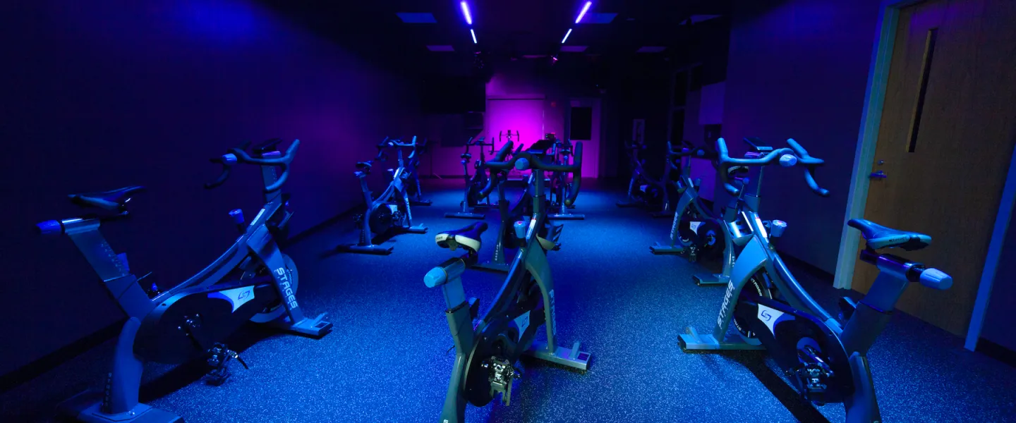 RiverChase YMCA Gym in Fenton, MO Cycling and Spinning Studio with State-of-the-art Stationary Cycling Bikes