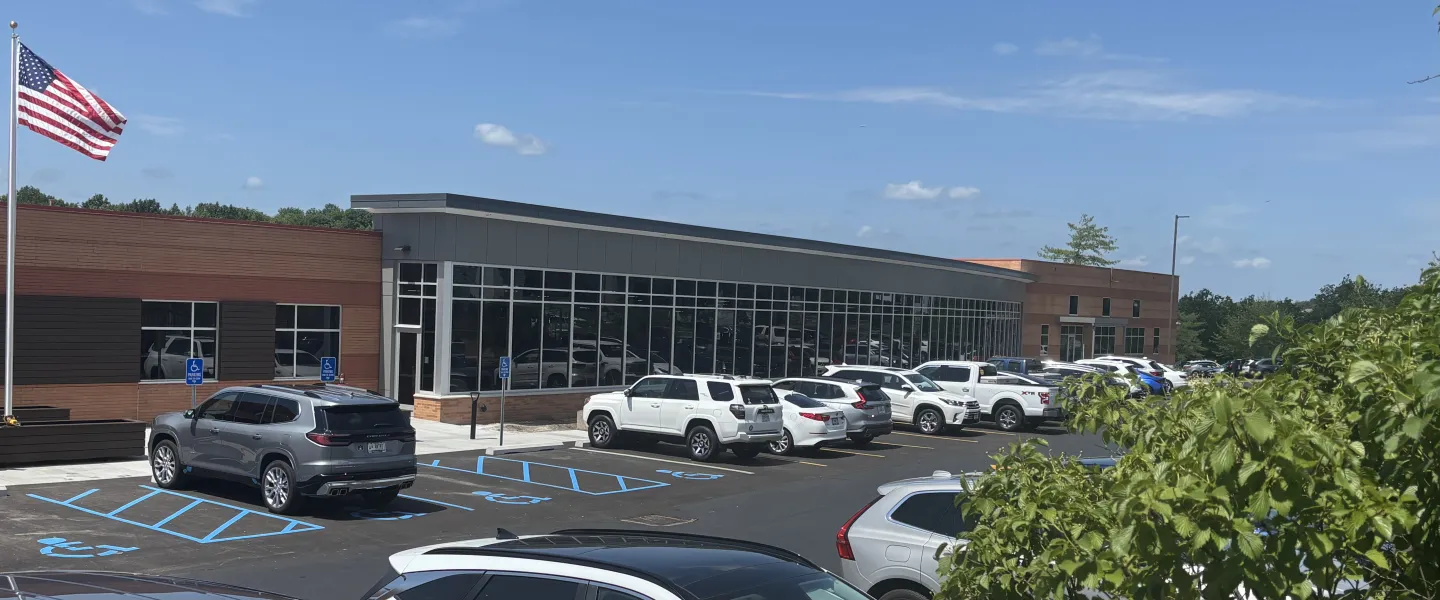 chesterfield ymca front of building renovation