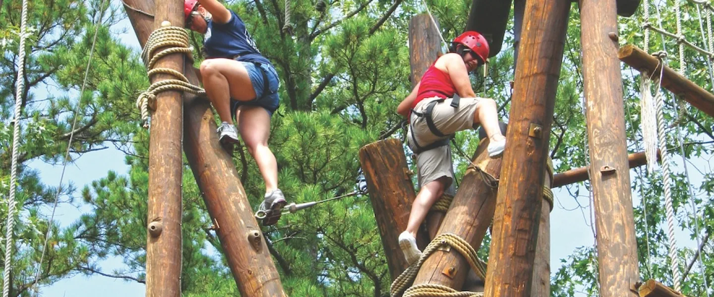 alpine tower at ymca trout lodge