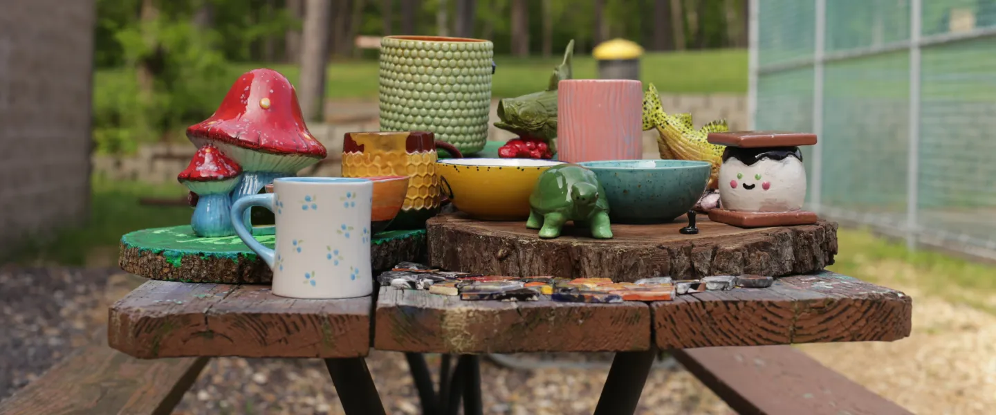 ymca trout lodge arts & crafts ceramics