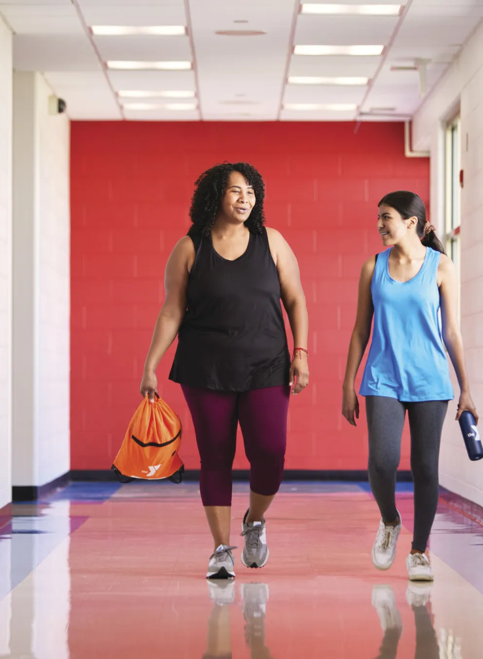 two women hanging out at ymca