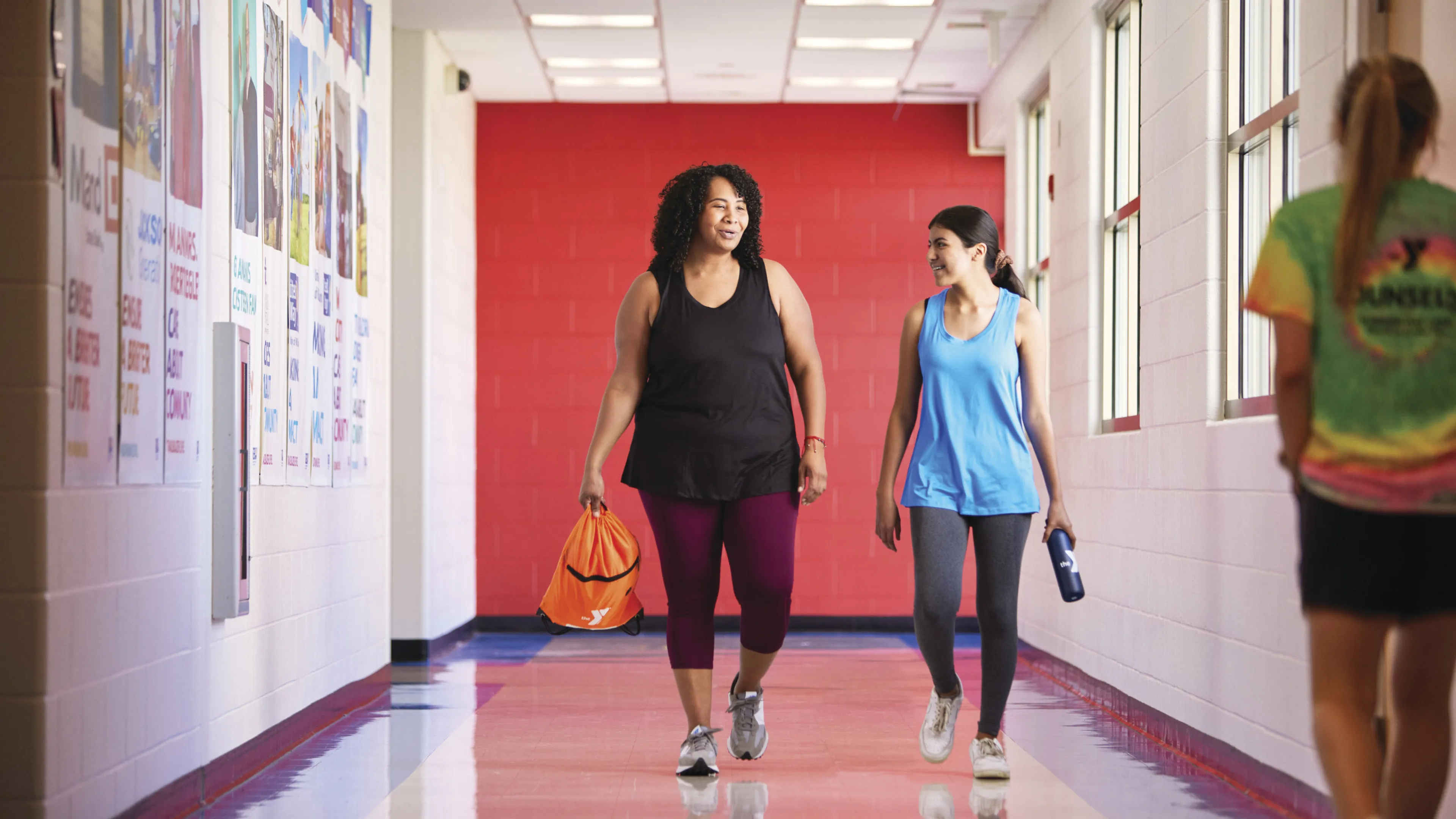 two women hanging out at ymca