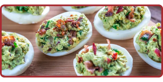 avocado deviled eggs