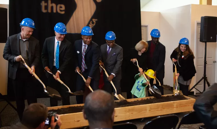 Bayer YMCA Groundbreaking and Renaming