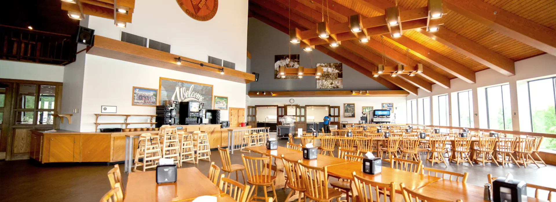 ymca trout lodge dining hall view