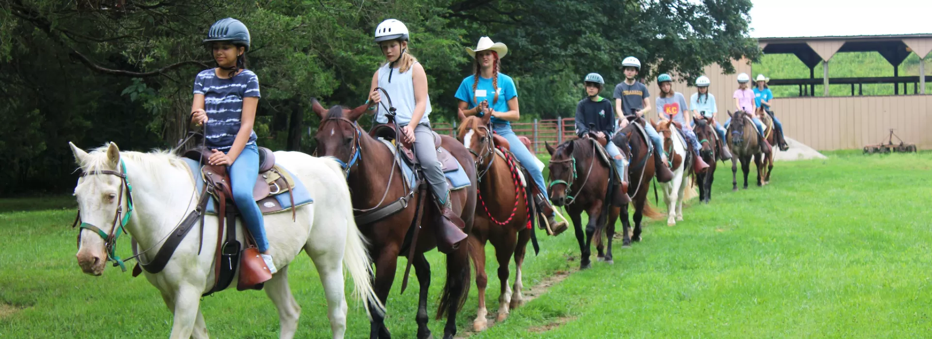 ymca camp lakewood equestrian camp trailride