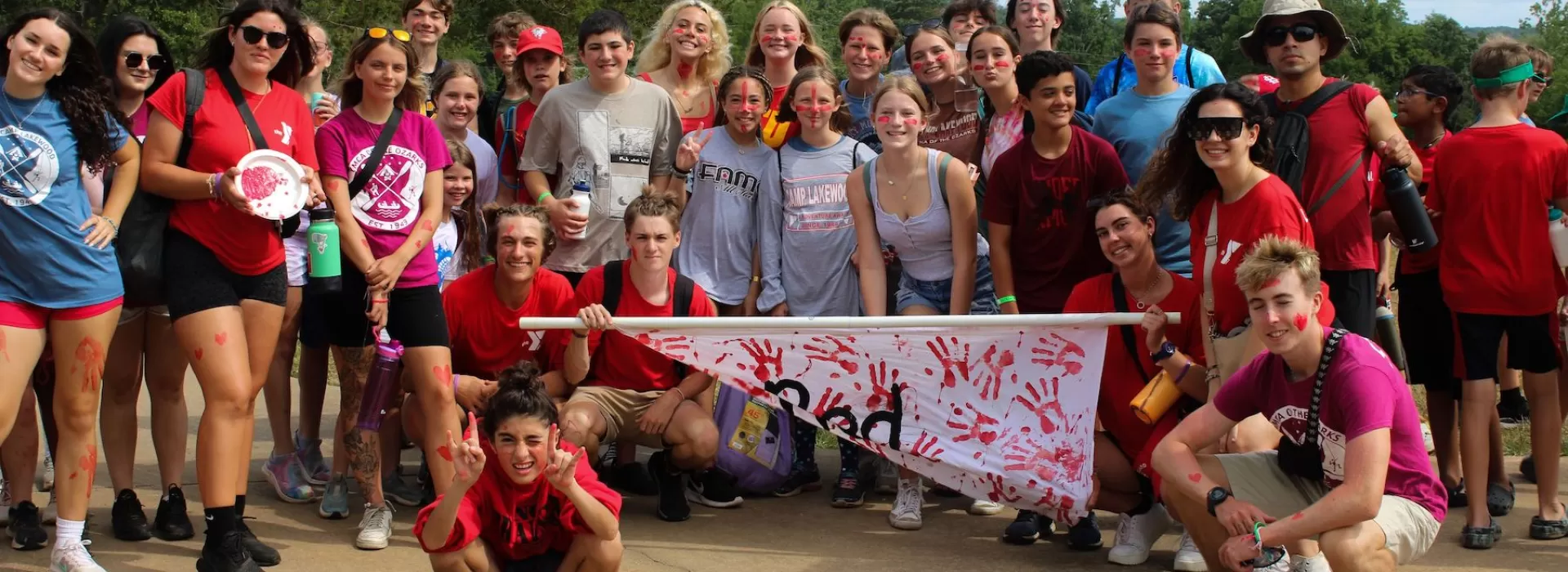 ymca camp lakewood red group of traditional overnight summer camp campers