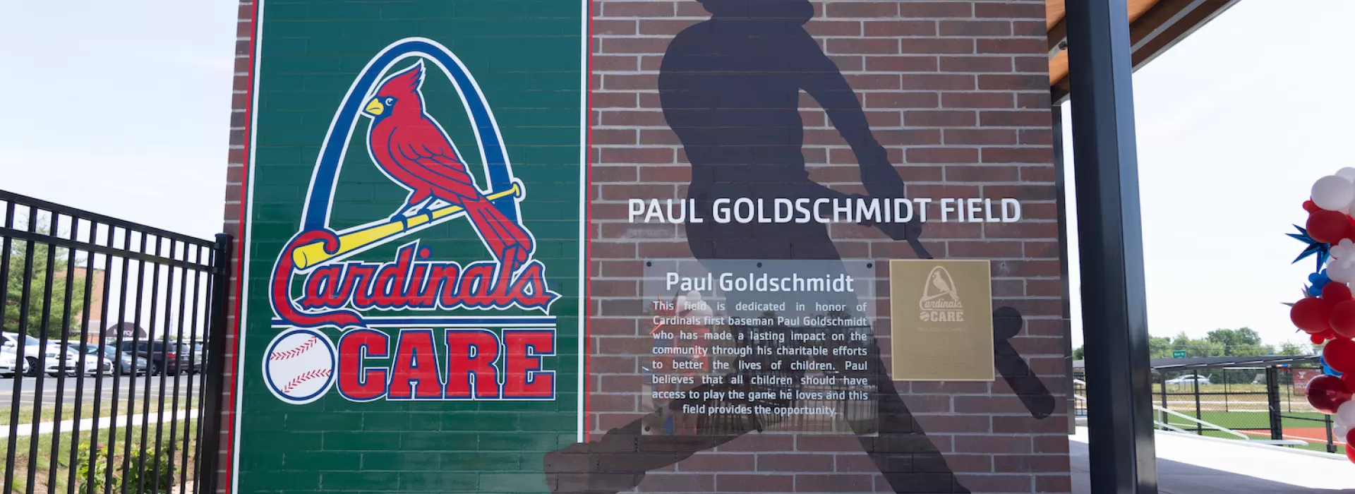 YMCA Adaptive Sports Complex featuring Paul Goldschmidt Field and Cardinals Care Ribbon Cutting