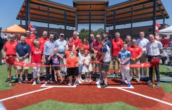 YMCA Adaptive Sports Complex featuring Paul Goldschmidt Field and Cardinals Care Ribbon Cutting