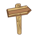 YMCA Camp Lakewood Way-fair Sign Hand Drawn Illustration